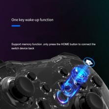 Zljnx Anahtar Denetleyicisi, Anahtar Anahtarı Lite Anahtarı OLED Için Switch Pro Denetleyicisi, Joystick'li Rgb Tonlu Işık Anahtarı Denetleyicisi Pro (Yurt Dışından)