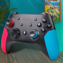 Zljnx Kablosuz Bluetooth Gamepad Pro Denetleyici Joystick Ns Anahtar Kolu Nintendo Pc Için Mavi Kırmızı Kırmızı Mavi (Yurt Dışından)