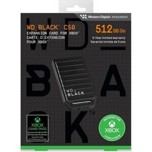 Wd Black C50 Xbox Için Depolama Genişletme Kartı 512GB - WDBMPH5120ANC-WCSN