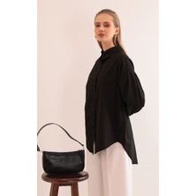 Cardella Oversize Düğme Detay Gömlek