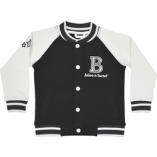 Organickid Gamer Çocuk Antrasit Kolej Ceket