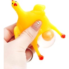 Squishy Yumurtlayan Tavuk Anahtarlık Civciv Ilginç Komik Sevmli Aksesuar Hediye Oyuncak Arkadaşa
