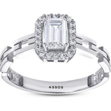Assos Baget Taşlı Altın Yüzük