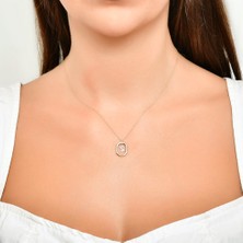 Assos Taşlı Altın S Harf Kolye