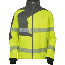 Vizwell VWJK267 Yüksek Görünürlüklü Softshell Ceket Orange