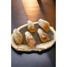 NBS Beautiful Naturel Stones Sitrin ( Para , Bereket , Bolluk ) ( 1 Adet ) Ham Parça Orta Boy 52SSSSITRINORTA