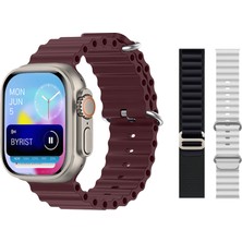 Byrist Gs Ultra 2 Watch 9 Ultra 2 49MM Amoled/çift Dokunuş/akıllı Ada/galeri/4gb Hafıza Akıllı Saat