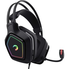 Gamepower Mihawk Pro Siyah 7.1 Surround Hi-Fi Rgb Titreşimli Gaming Kulaklık (Memory Foam)