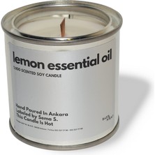 Basement : Kokulu Soya Mum : 280 gr : Lemon Essential Oil