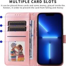 Yihang Boutique Xiaomi 13 ile Uyumlu Sunflower Kabartmalı Pu Deri Cüzdan Kılıf Kart Yuvaları ve Kickstand ile Çevirmeli Koruyucu Telefon Kapağı (Yurt Dışından)