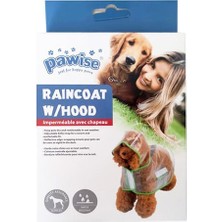 Pawise Raincoat Köpek Yağmurluğu Şeffaf Xlarge