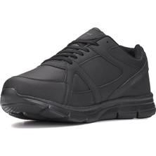 Lutton Unisex Büyük Numara 36-48 Siyah Extra Hafif Comfort Spor Ayakkabı