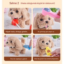 Muchen Elektrikli Köpek Yavrusu Yürür ve Havlar.bebek Oyuncağı 0-3 Yaş Arası Bebek Eğitici Oyuncak (Yurt Dışından)