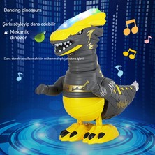 Muchen Elektrikli Dans Dinozor Hafif Müzik Dans Robotu Çocuk Eğitici Sallanan Karikatür Oyuncak (Yurt Dışından)