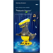 Muchen Elektrikli Dans Dinozor Hafif Müzik Dans Robotu Çocuk Eğitici Sallanan Karikatür Oyuncak (Yurt Dışından)