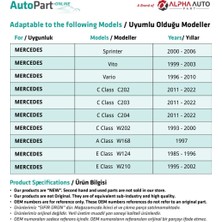 Alpha Auto Part Mercedes S Class W140,W220 Için Konnektör 10'lu