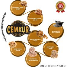 Cemkur Kuruyemiş Yılbaşı Paketi Karışık Kuruyemiş - 7 Paket 1400GR