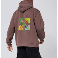 Pull The Hood Unisex Oversize Four Kapüşonlu Sweatshirt
