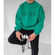 Pull The Hood Unisex Oversize Ho Ho On Sweatshirt
