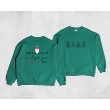 Pull The Hood Unisex Oversize Ho Ho On Sweatshirt