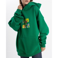 Pull The Hood Unisex Oversize Four Kapüşonlu Sweatshirt