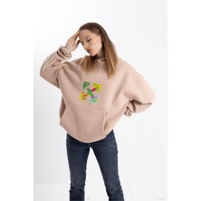 Pull The Hood Unisex Oversize Four Kapüşonlu Sweatshirt