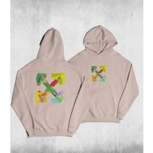 Pull The Hood Unisex Oversize Four Kapüşonlu Sweatshirt