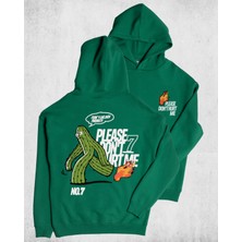 Pull The Hood Unisex Oversize No7 Kapüşonlu Sweatshirt