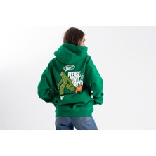 Pull The Hood Unisex Oversize No7 Kapüşonlu Sweatshirt