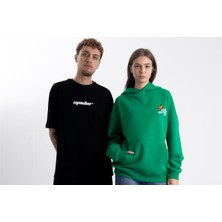 Pull The Hood Unisex Oversize No7 Kapüşonlu Sweatshirt