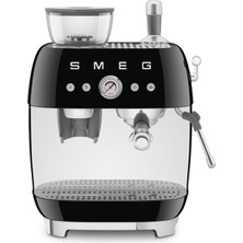 smeg Siyah Öğütücülü Espresso Kahve Makinesi EGF03BLEU