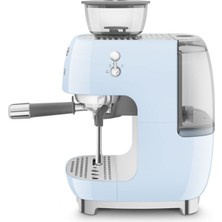 smeg  Pastel Mavi Öğütücülü Espresso Kahve Makinesi EGF03PBEU