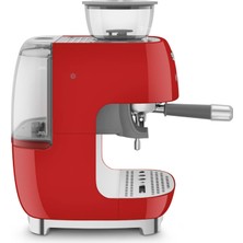 smeg  Kırmızı Öğütücülü Espresso Kahve Makinesi EGF03RDEU