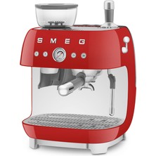 smeg  Kırmızı Öğütücülü Espresso Kahve Makinesi EGF03RDEU