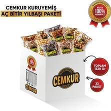 Cemkur Kuruyemiş Aç Bitir Yılbaşı Paketi Karışık Kuruyemiş - 33 Paket 1320GR