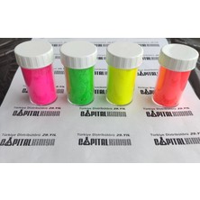 Capital Floresan Neon Pigment 4X10G Renk Set Epoksi Reçine Metal Ahşap Hobi Boyası