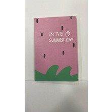 Tüftürük A5 Boyutunda In The Summer Day Çizgili Desenli Defter