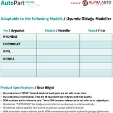 Alpha Auto Part Honda,hyundai,chevrolet,opel Için Karter Tapası