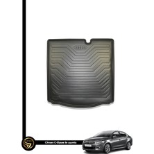 Gold Citroen C-Elysee 2012 ve Sonrası Cleanly Siyah Uyumlu Bagaj Havuzu
