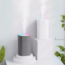 H2O Humidifier 400ML Ultrasonik Hava Nemlendirici Buhar Makinesi ve Aroma Difüzörü