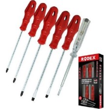 Rodex 6/'lı Tornavida Seti Rodex