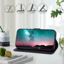 Xshop Motorola Moto G Power 5g Tpu + Pu Deri Cep Telefonu Stand Kapağı Cüzdan (Yurt Dışından)