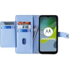 Xshop Motorola Moto G Stylus Fermuar Cep Deri Telefon Kapağı 2 Kayışla (Yurt Dışından)