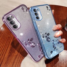 Xshop Motorola Moto G82 5g / G52 4g / G71S 5g Yumuşak Tpu Rhinestone Telefon Kapağı Kayışlı (Yurt Dışından)