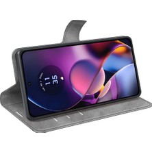 Xshop Motorola Moto G54 5g Stand Pu Deri Buzağı Dokusu Telefon Kapak Cüzdan (Yurt Dışından)