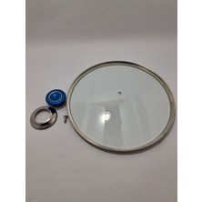 Unıversal Cam Kapak 24 cm ve Tutamağı