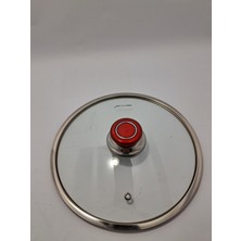 Unıversal Cam Kapak 24 cm ve Tutamağı