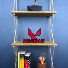 Valorant Logo Figür - Şık Masa Aksesuarı