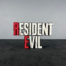 Resident Evil Logo Figür - Premium Koleksiyon Parçası