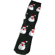 Sembol Yılbaşı Temalı Uzun Havlu Çorap Christmas Yeni Yıl